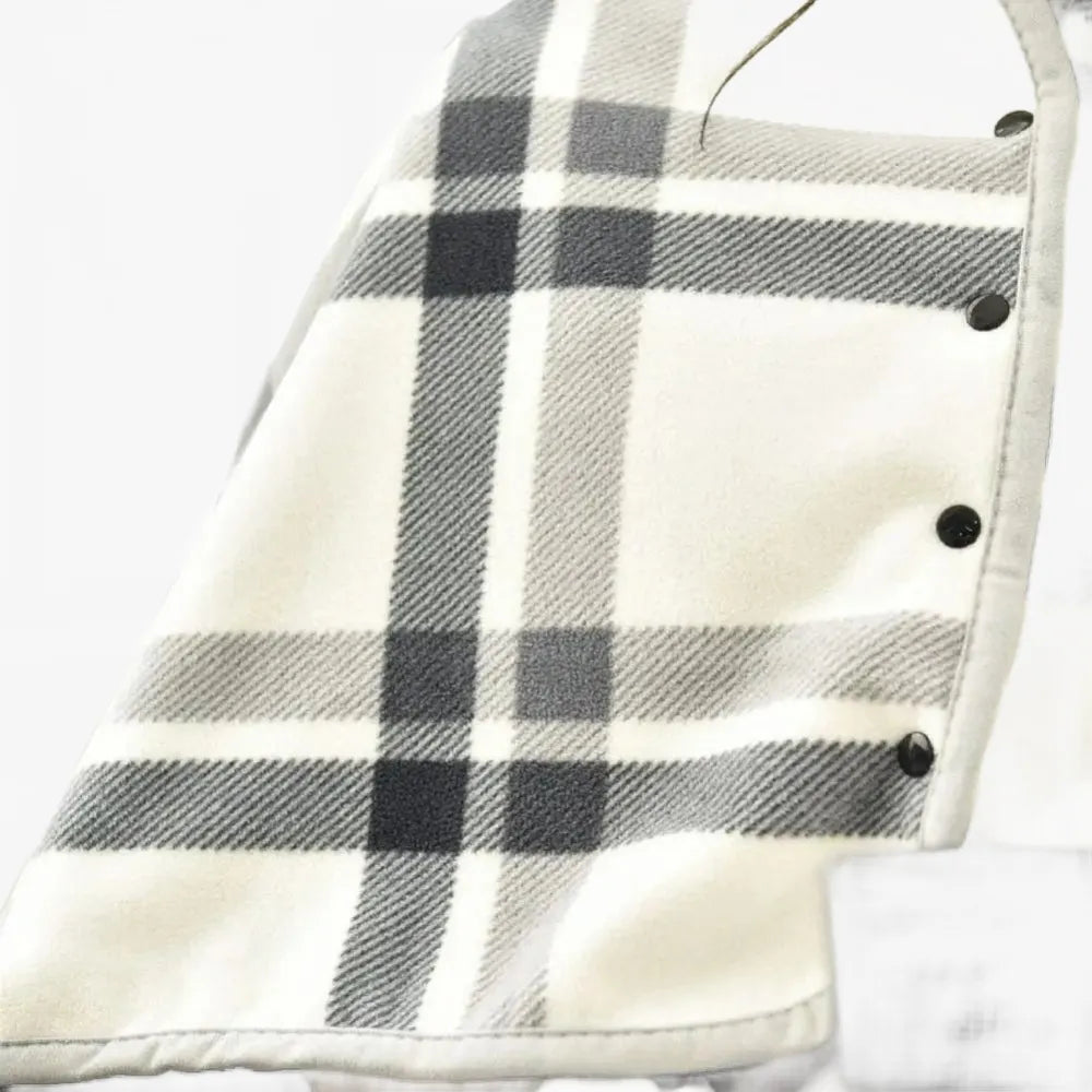 Poncho à carreaux élégant pour toutes saisons-Poncho Passion