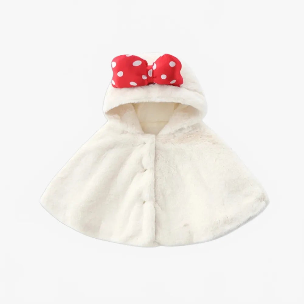 Poncho bébé élégant avec noeud papillon tendance-Poncho Passion
