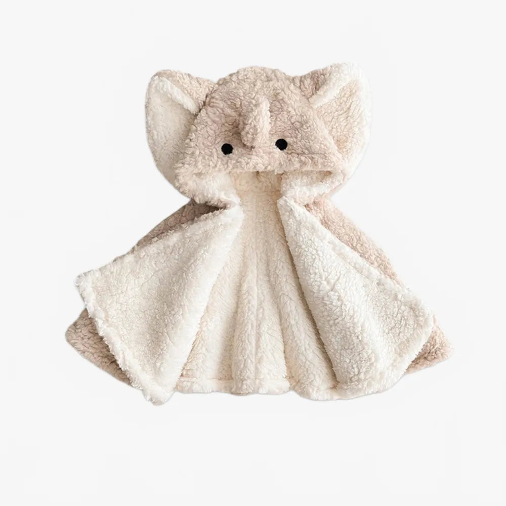 Poncho bébé motif éléphant idéal mi-saison-Poncho Passion