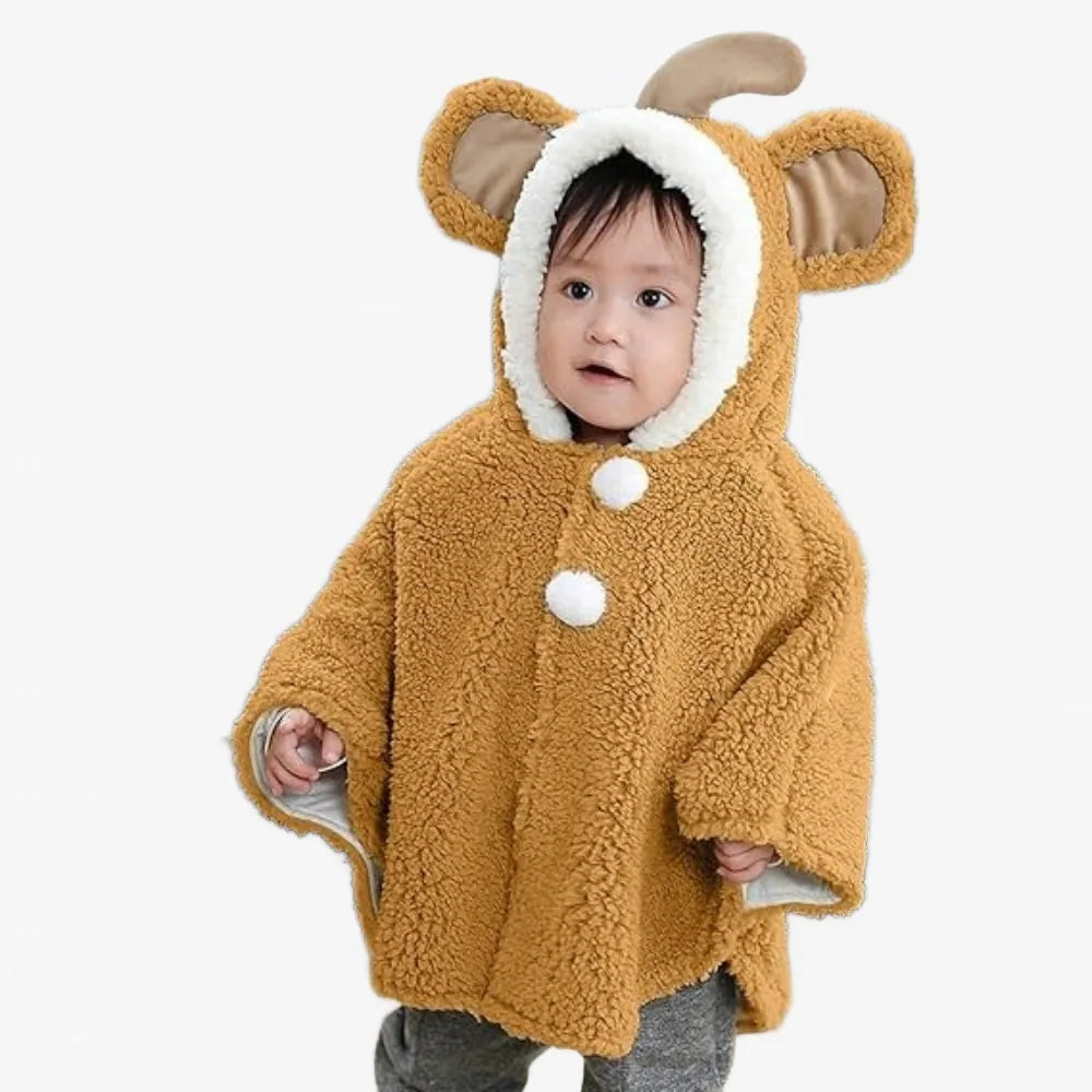 Poncho bébé oreilles éléphant doux et mignon-Poncho Passion
