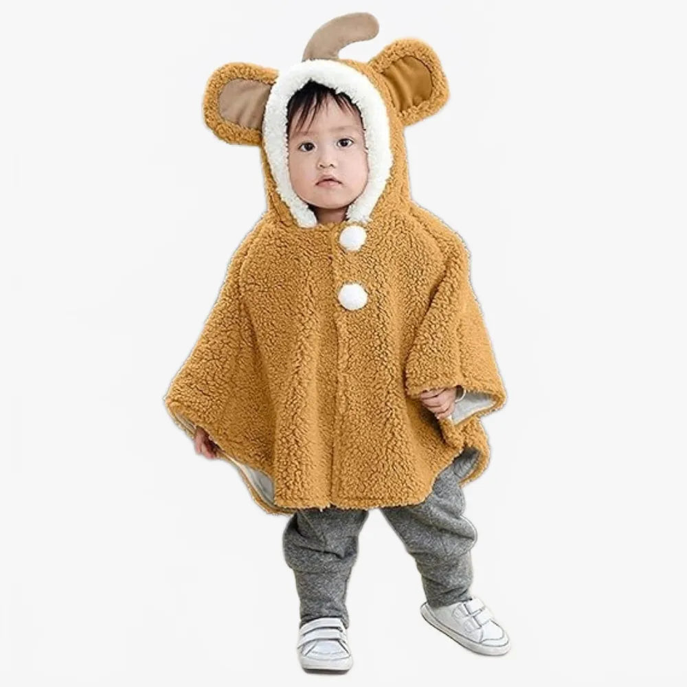 Poncho bébé oreilles éléphant doux et mignon-Poncho Passion