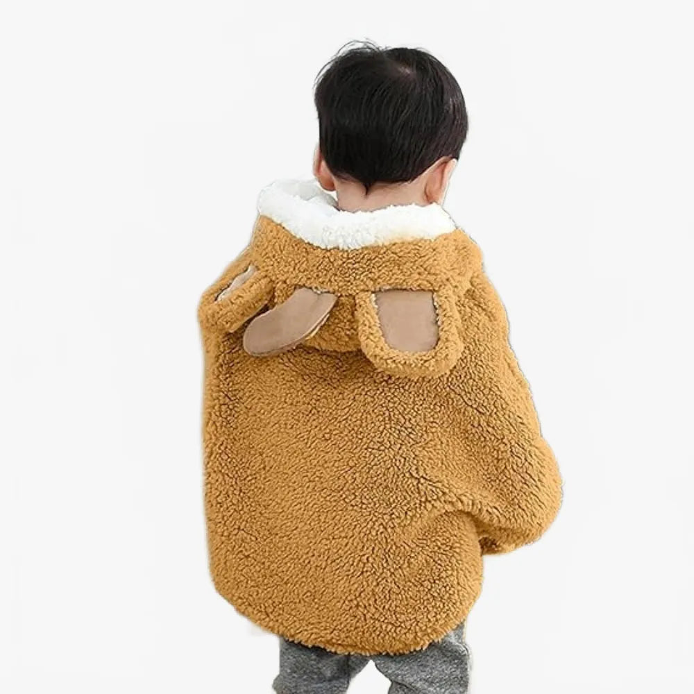 Poncho bébé oreilles éléphant doux et mignon-Poncho Passion