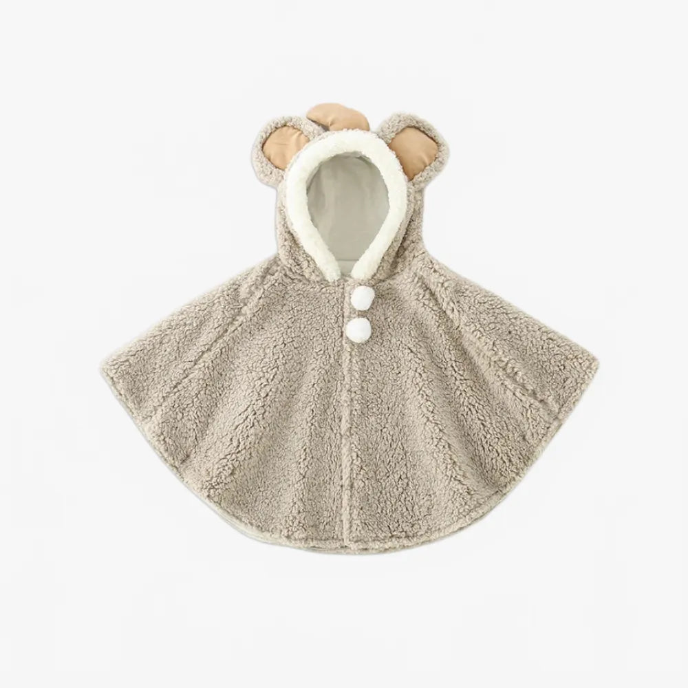 Poncho bébé oreilles éléphant doux et mignon-Poncho Passion