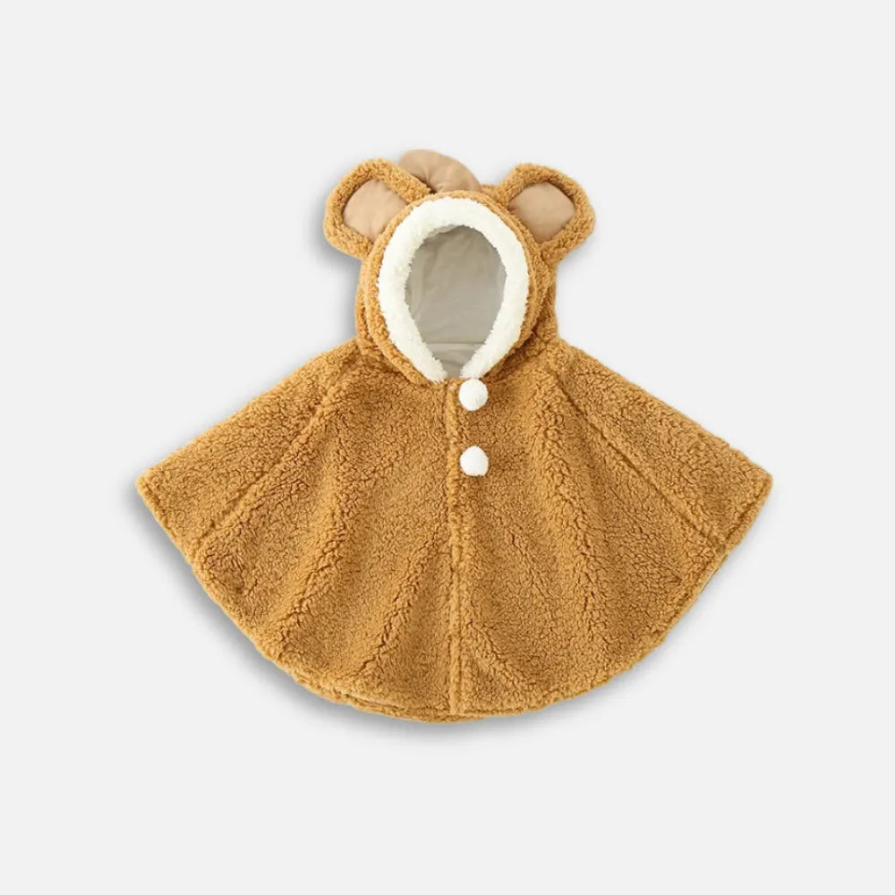 Poncho bébé oreilles éléphant doux et mignon-Poncho Passion