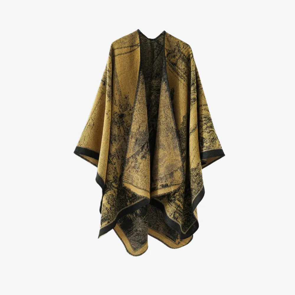 Poncho bohème vintage style rétro coloré-Poncho Passion