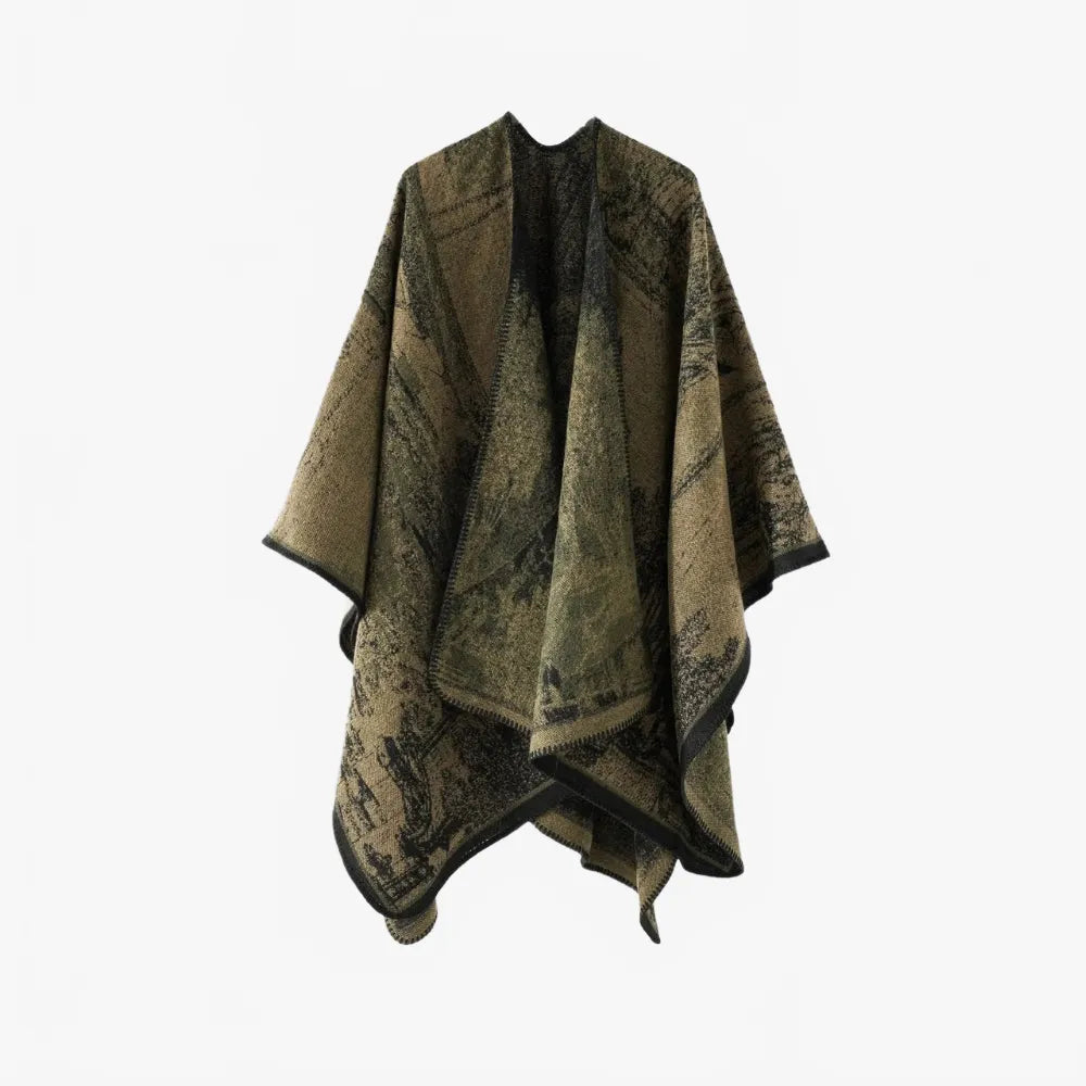 Poncho bohème vintage style rétro coloré-Poncho Passion