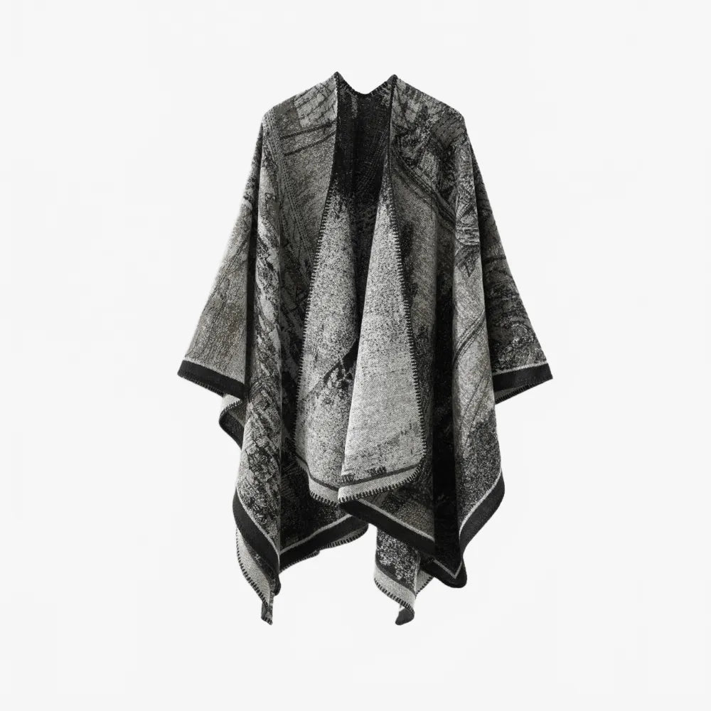 Poncho bohème vintage style rétro coloré-Poncho Passion