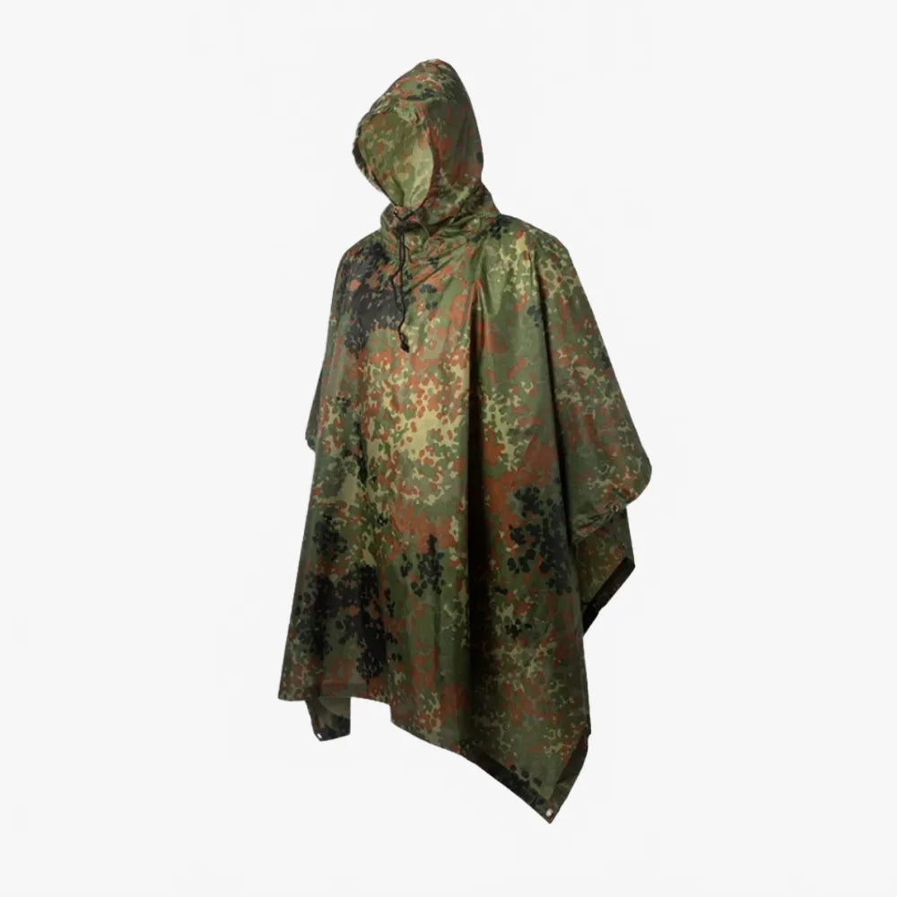 Poncho camouflage forêt pour aventure en plein air-Poncho Passion