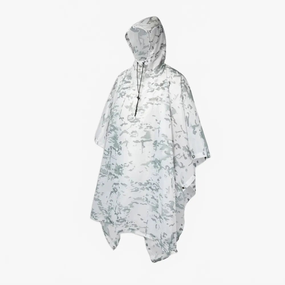 Poncho camouflage neige imperméable pour l'hiver-Poncho Passion