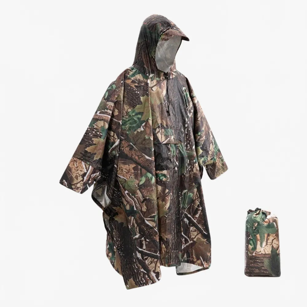 Poncho camouflage polyvalent pour aventure en plein air-Poncho Passion