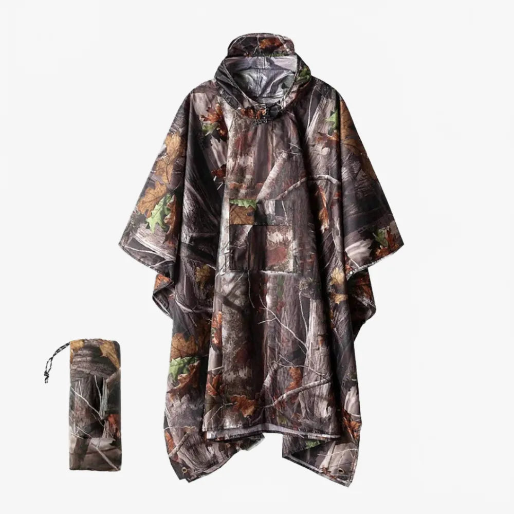 Poncho camouflage polyvalent pour aventure en plein air-Poncho Passion