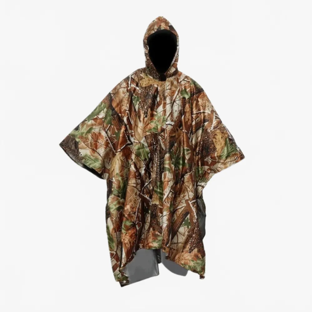 Poncho camouflage polyvalent pour aventure en plein air-Poncho Passion