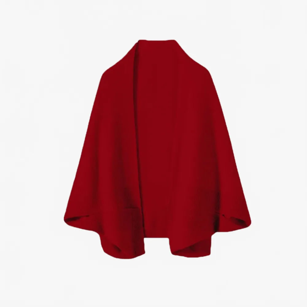 Poncho cardigan élégant et confortable pour toutes saisons-Poncho Passion