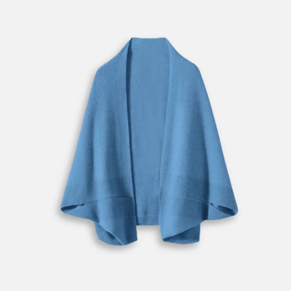 Poncho cardigan élégant et confortable pour toutes saisons-Poncho Passion
