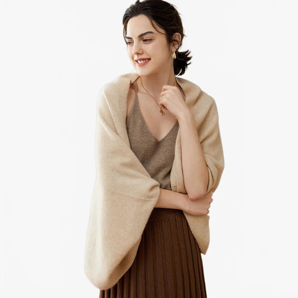 Poncho cardigan élégant et confortable pour toutes saisons-Poncho Passion
