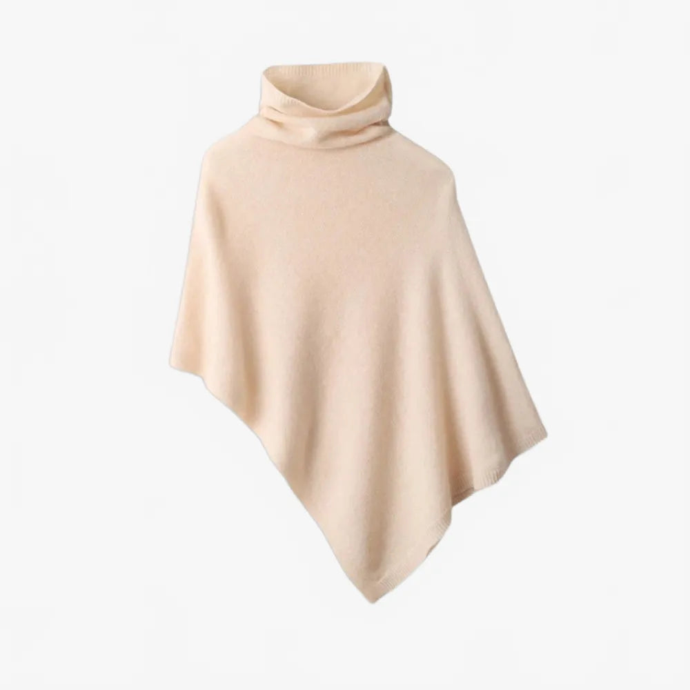 Poncho col roulé élégant pour femme-Poncho Passion