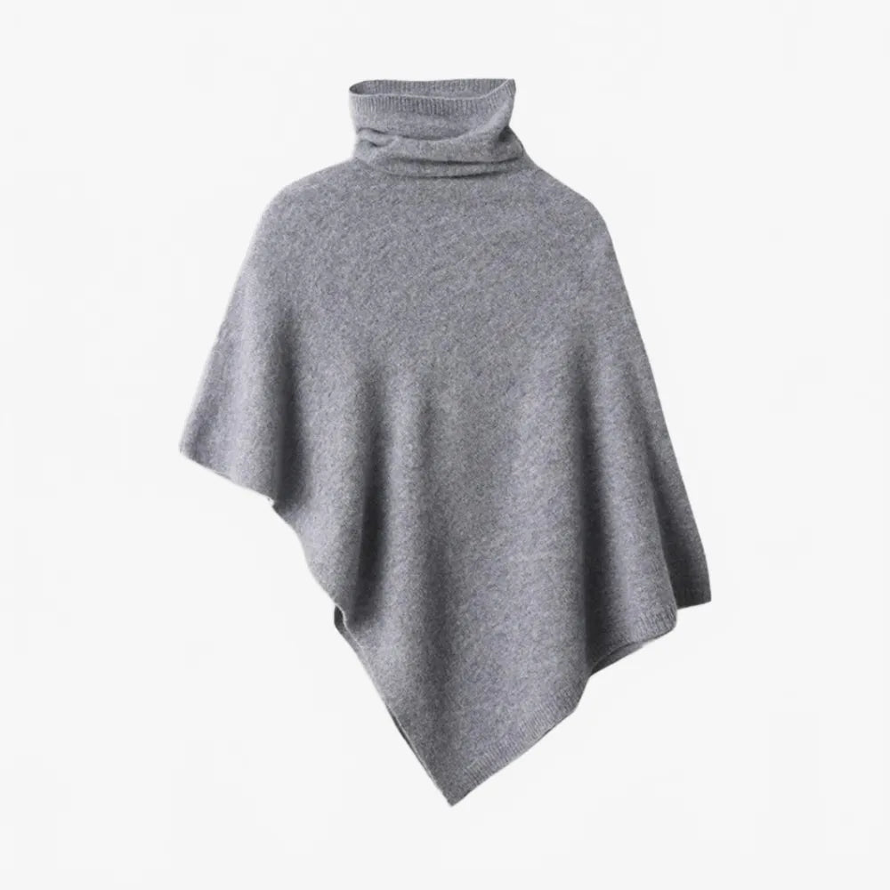 Poncho col roulé élégant pour femme-Poncho Passion