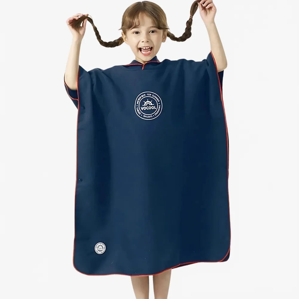Poncho coloré pour enfants idéal après la baignade-Poncho Passion