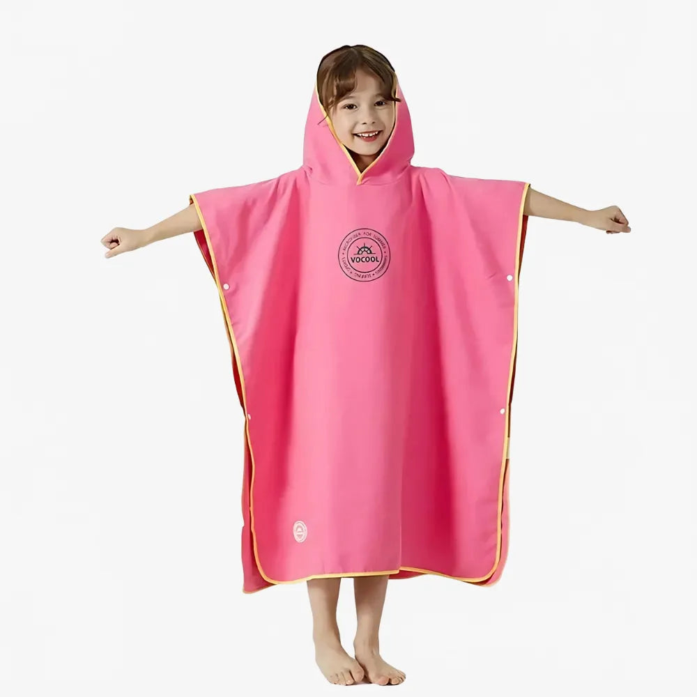 Poncho coloré pour enfants idéal après la baignade-Poncho Passion