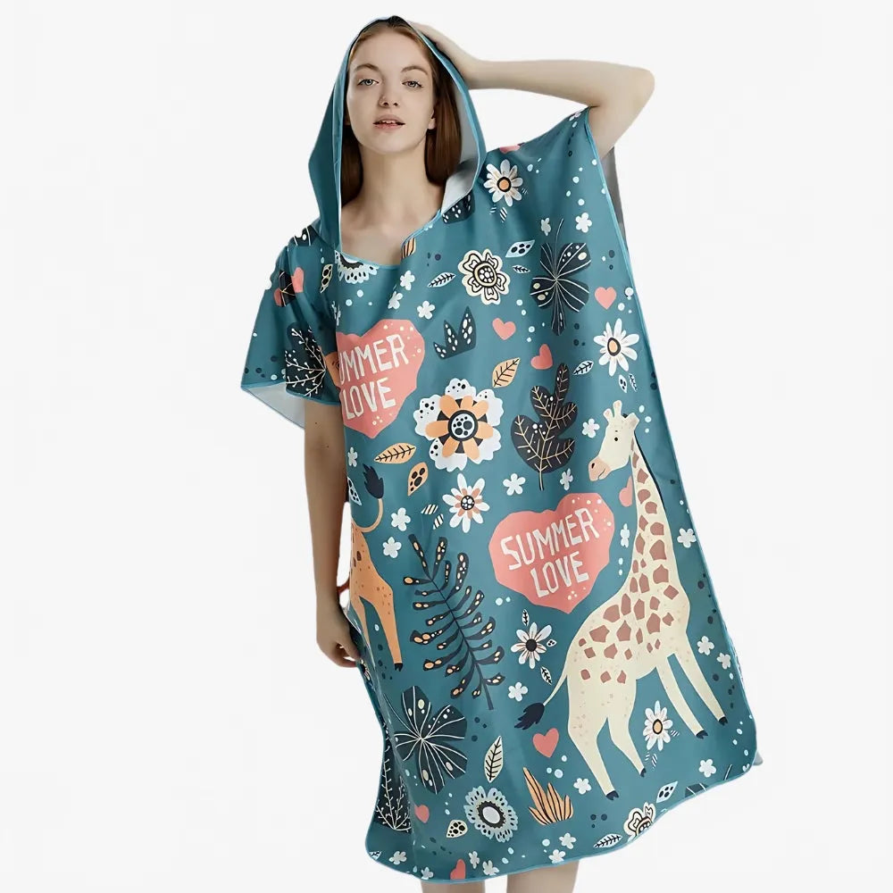 Poncho de plage estival pour enfant Summer Love-Poncho Passion