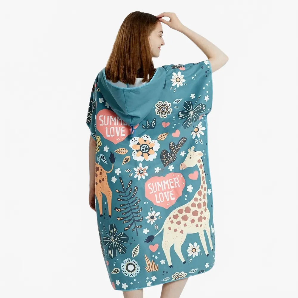 Poncho de plage estival pour enfant Summer Love-Poncho Passion