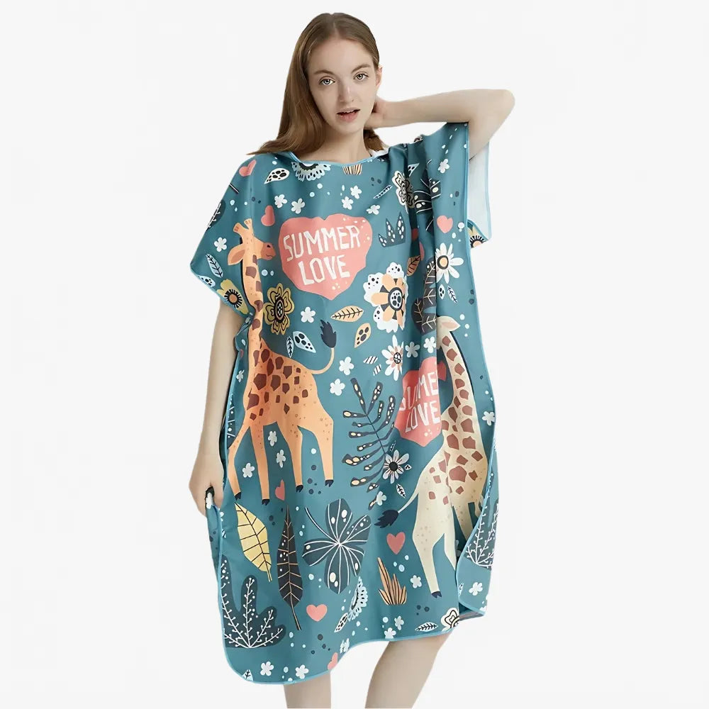 Poncho de plage estival pour enfant Summer Love-Poncho Passion