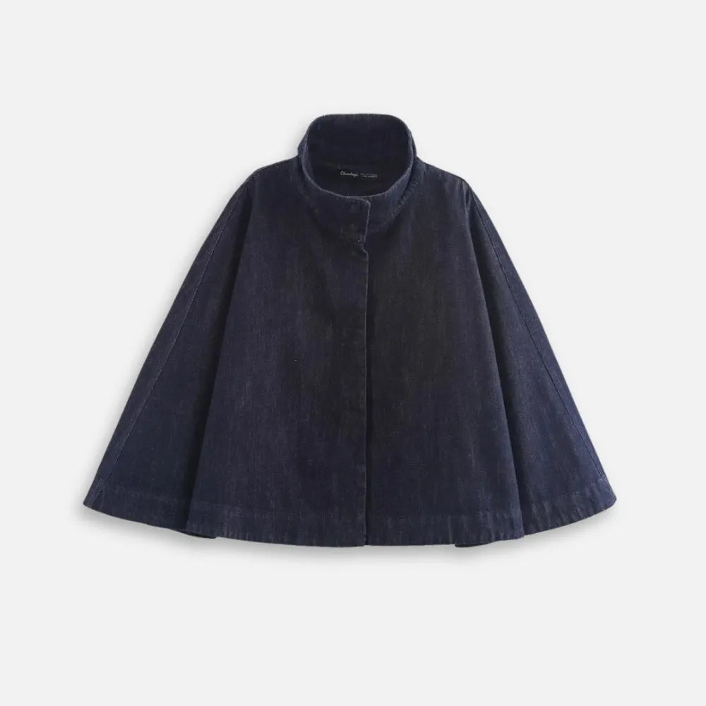 Poncho denim élégant pour toutes saisons-Poncho Passion
