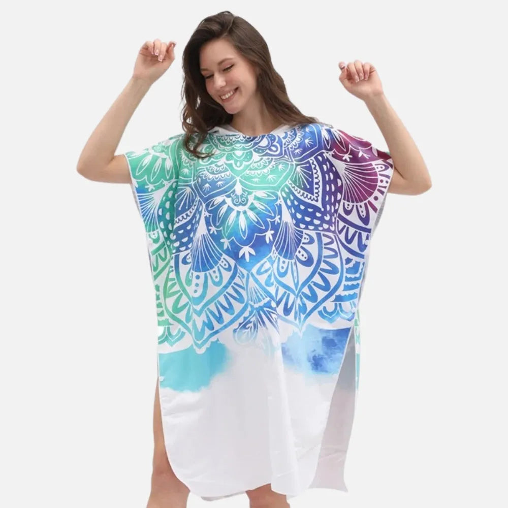 Poncho détente méditation zen unisexe-Poncho Passion