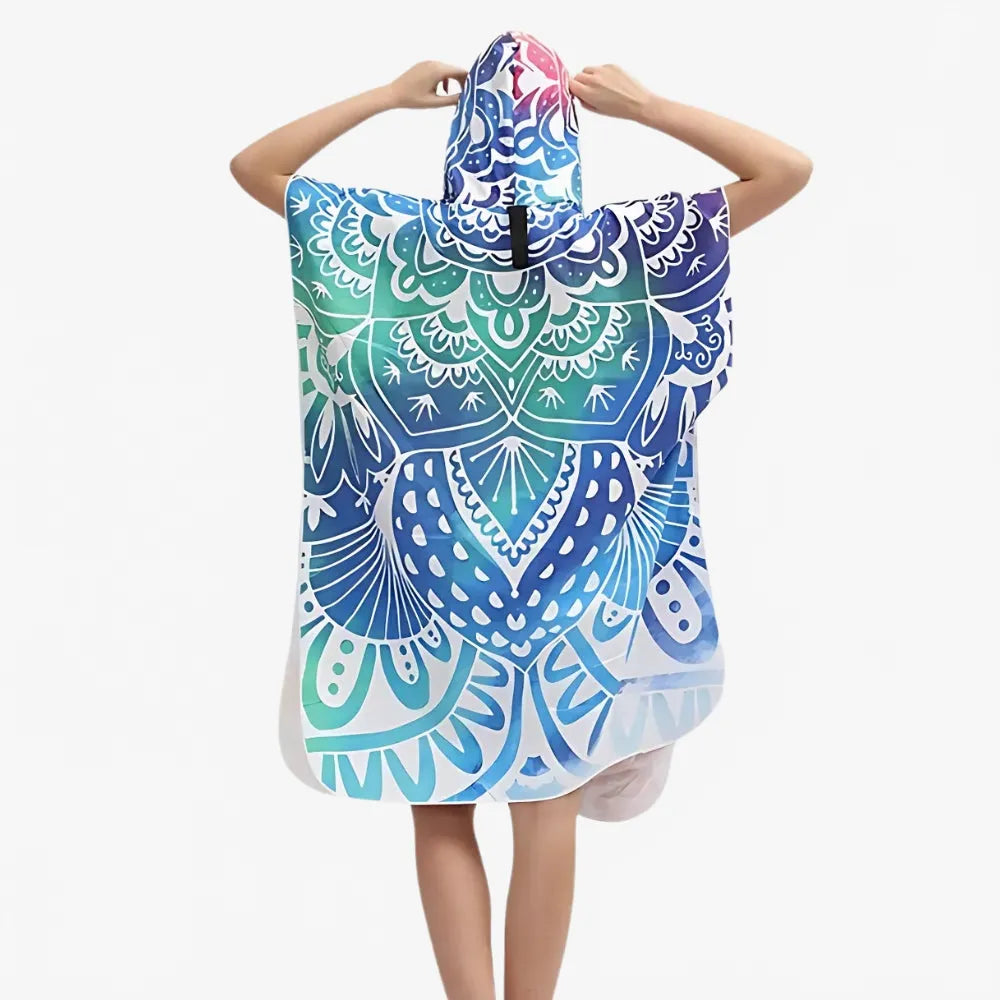 Poncho détente méditation zen unisexe-Poncho Passion