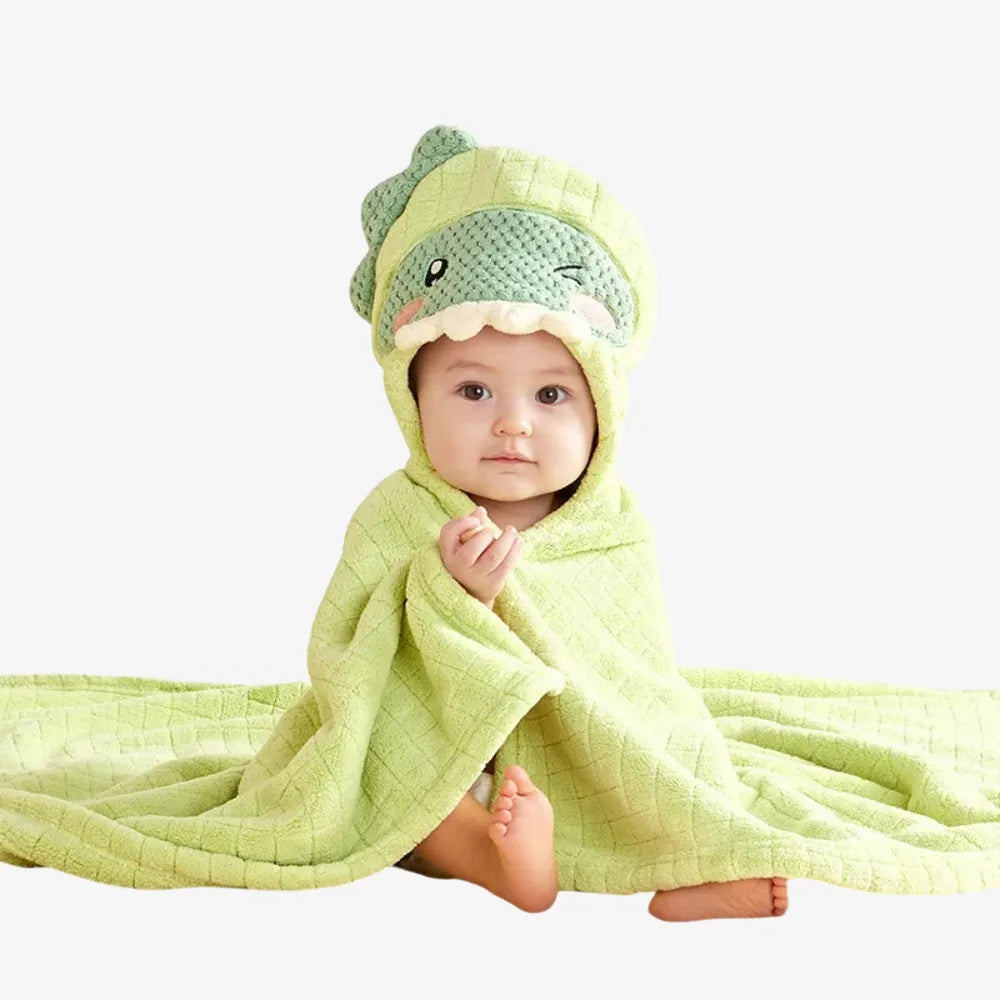 Poncho dinosaure enfant pour bain et plage-Poncho Passion