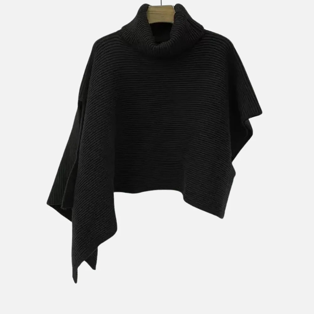 Poncho élégant court pour femme style moderne-Poncho Passion