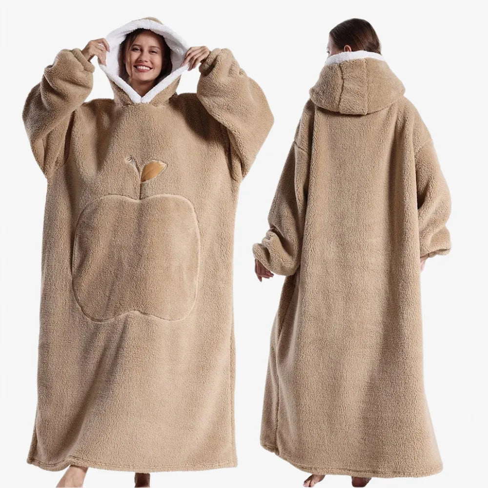 Poncho élégant plaid long pour toutes saisons-Poncho Passion