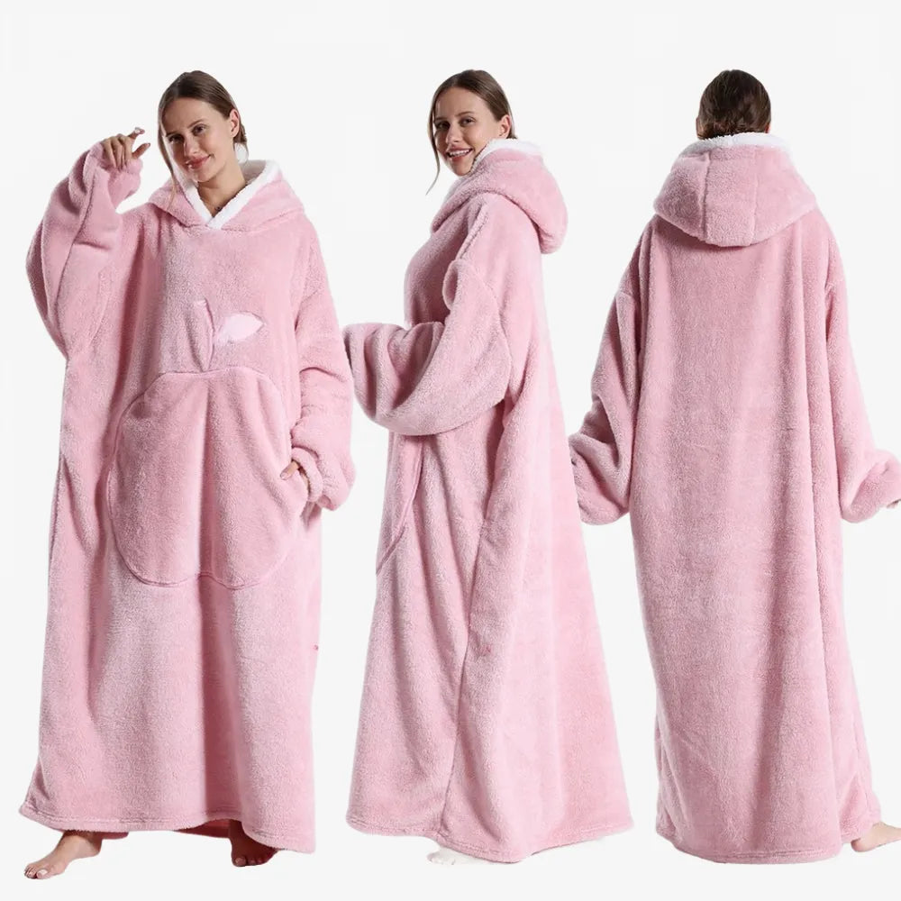 Poncho élégant plaid long pour toutes saisons-Poncho Passion