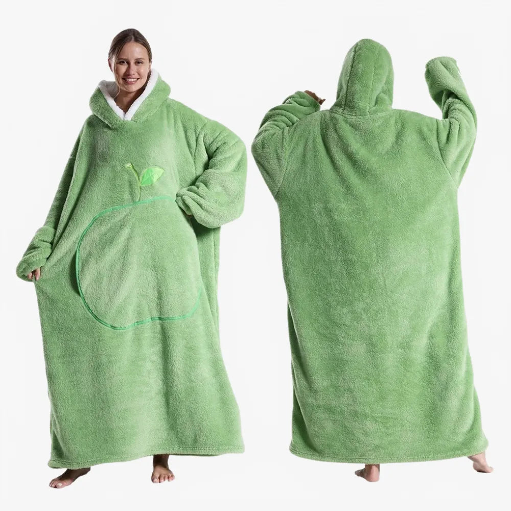 Poncho élégant plaid long pour toutes saisons-Poncho Passion