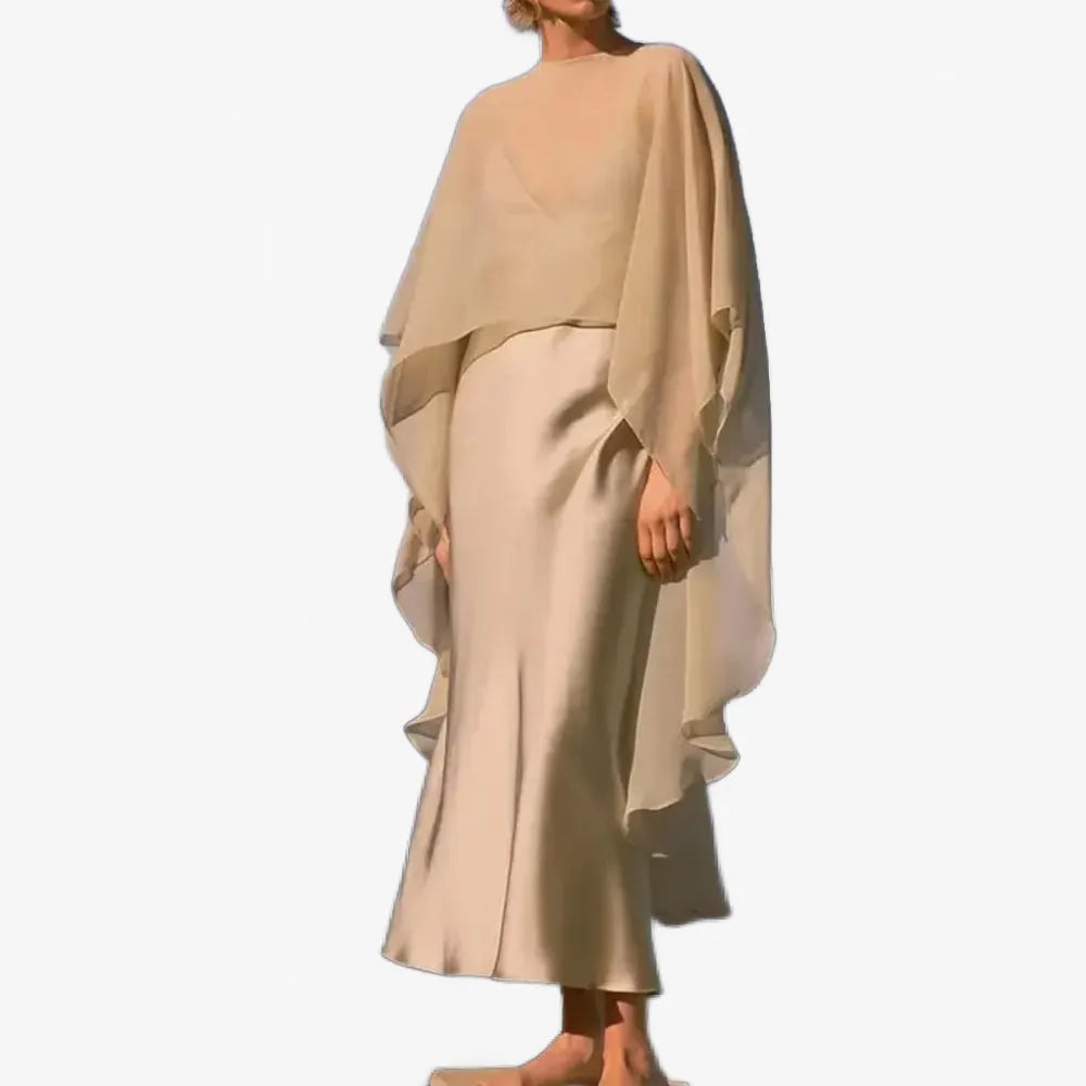 Poncho élégant pour détente à la maison-Poncho Passion