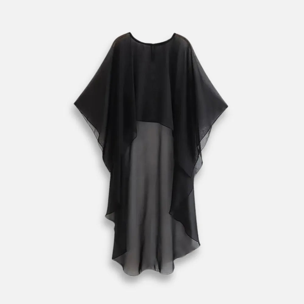 Poncho élégant pour détente à la maison-Poncho Passion