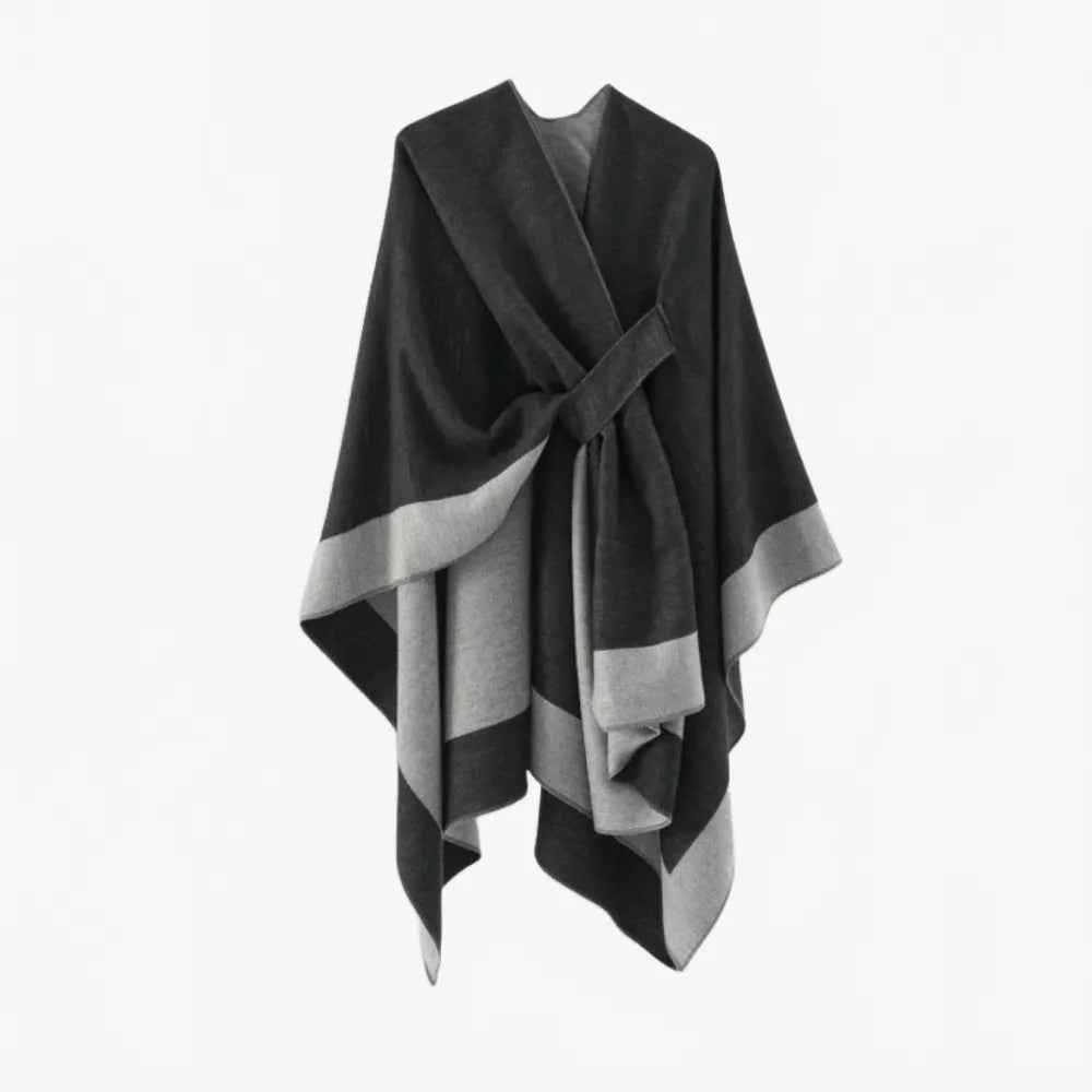 Poncho élégant pour femme style chic et moderne-Poncho Passion