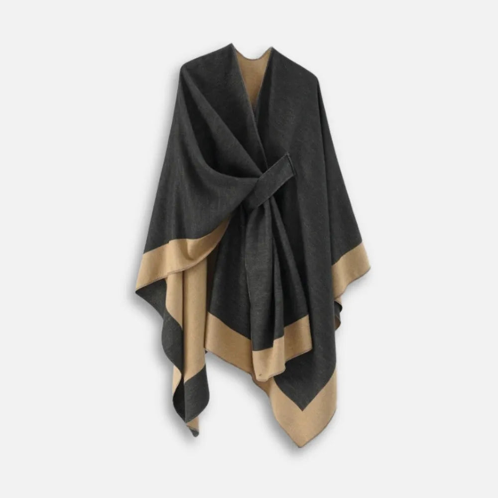 Poncho élégant pour femme style chic et moderne-Poncho Passion