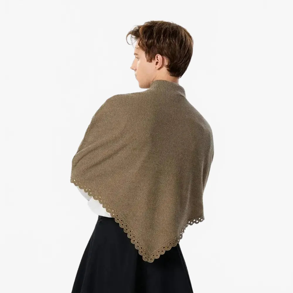 Poncho élégant pour homme idéal mi-saison-Poncho Passion