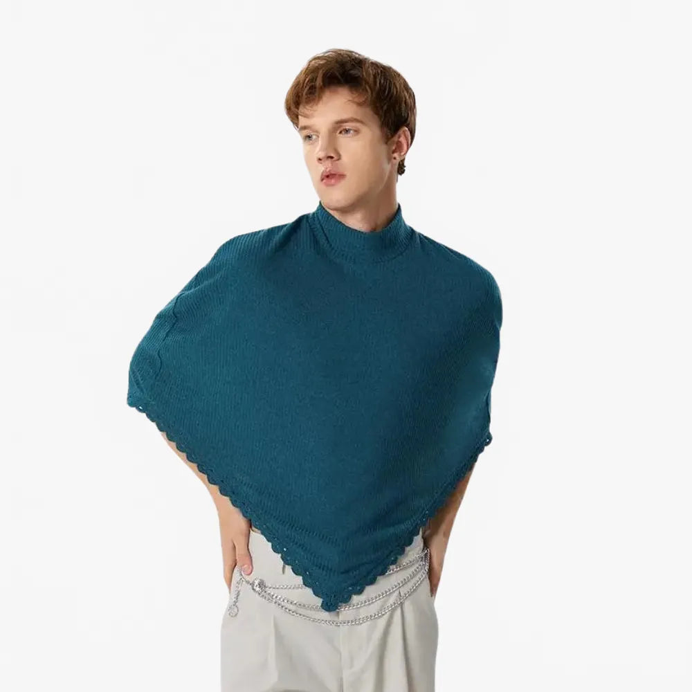 Poncho élégant pour homme idéal mi-saison-Poncho Passion