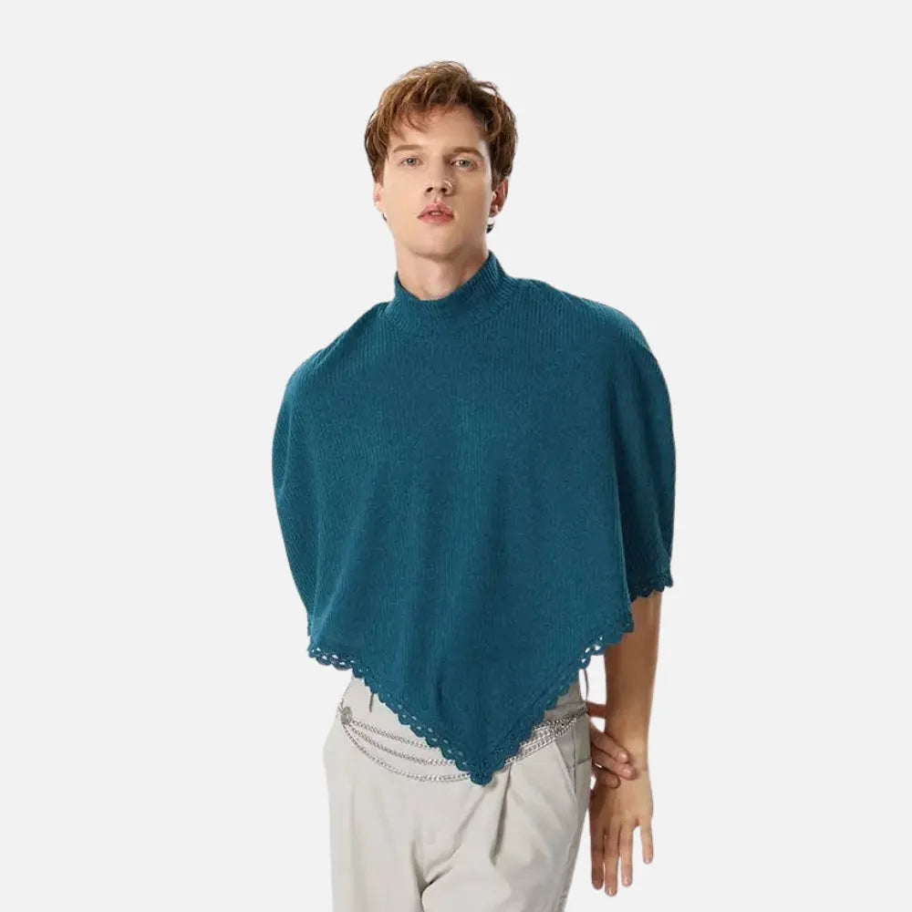 Poncho élégant pour homme idéal mi-saison-Poncho Passion