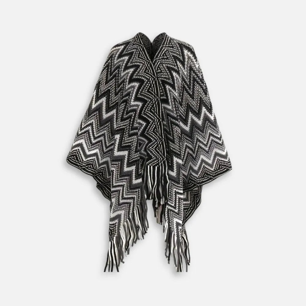 Poncho élégant style péruvien pour femme-Poncho Passion