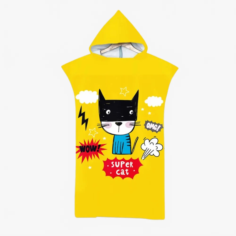 Poncho enfant super héros pour bain et plage-Poncho Passion