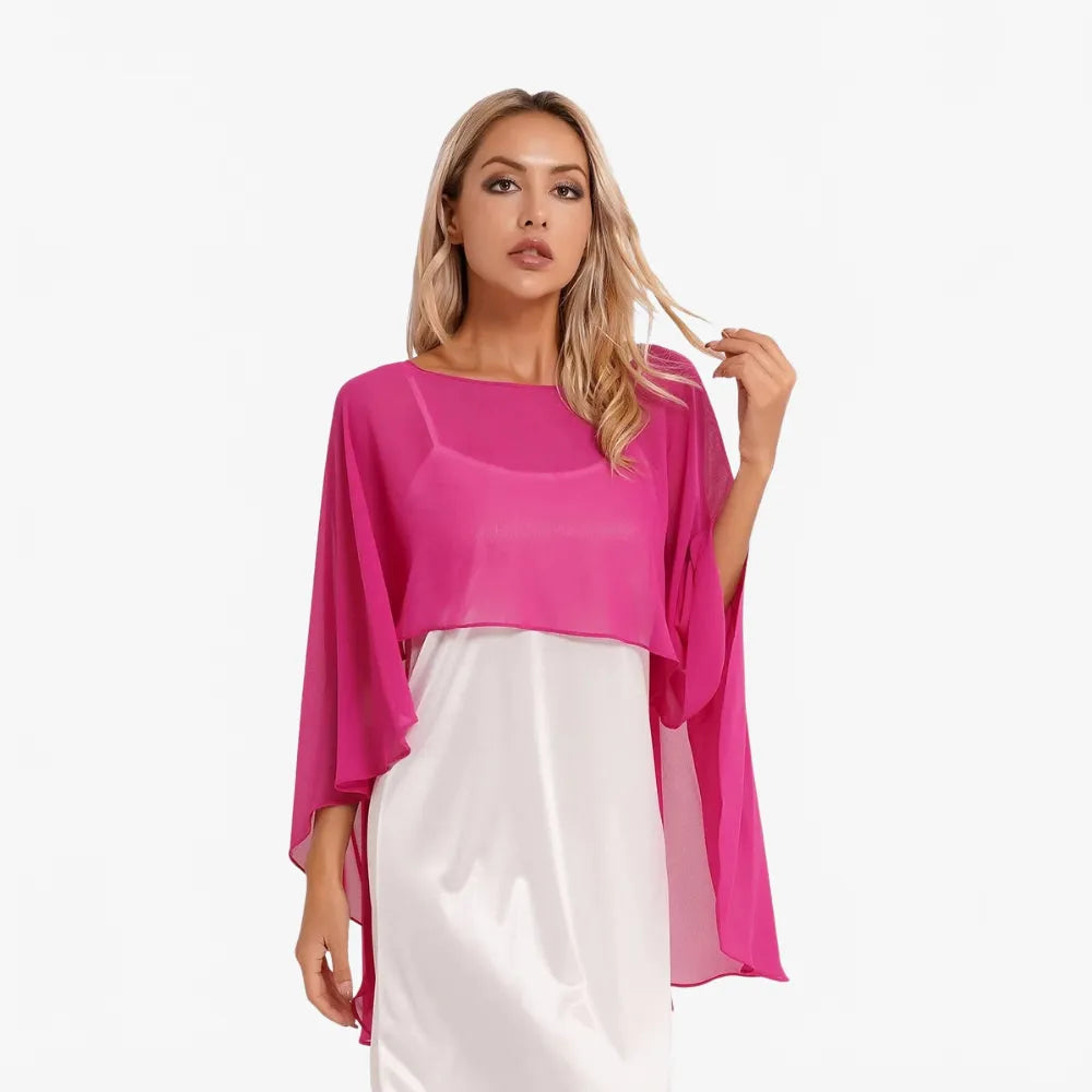 Poncho estival léger pour femme style décontracté-Poncho Passion