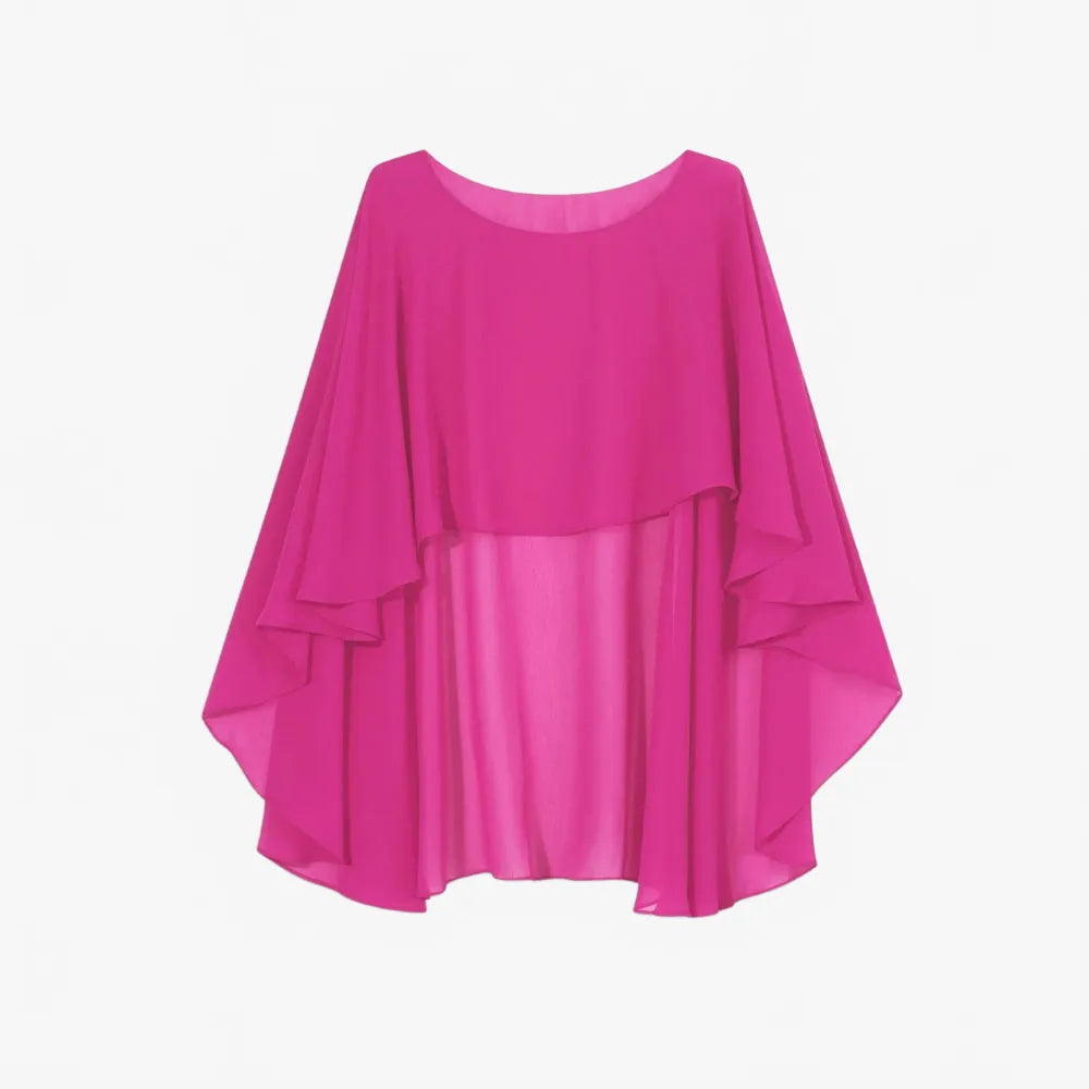 Poncho estival léger pour femme style décontracté-Poncho Passion