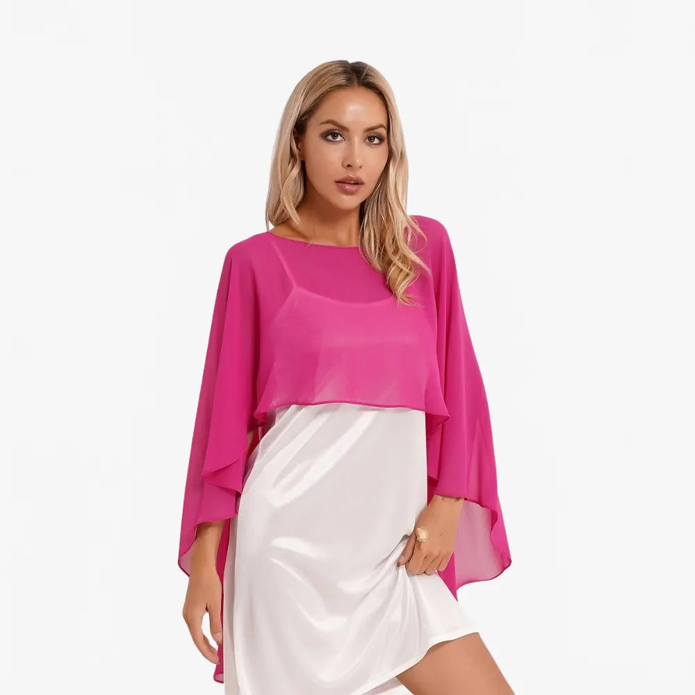 Poncho estival léger pour femme style décontracté-Poncho Passion
