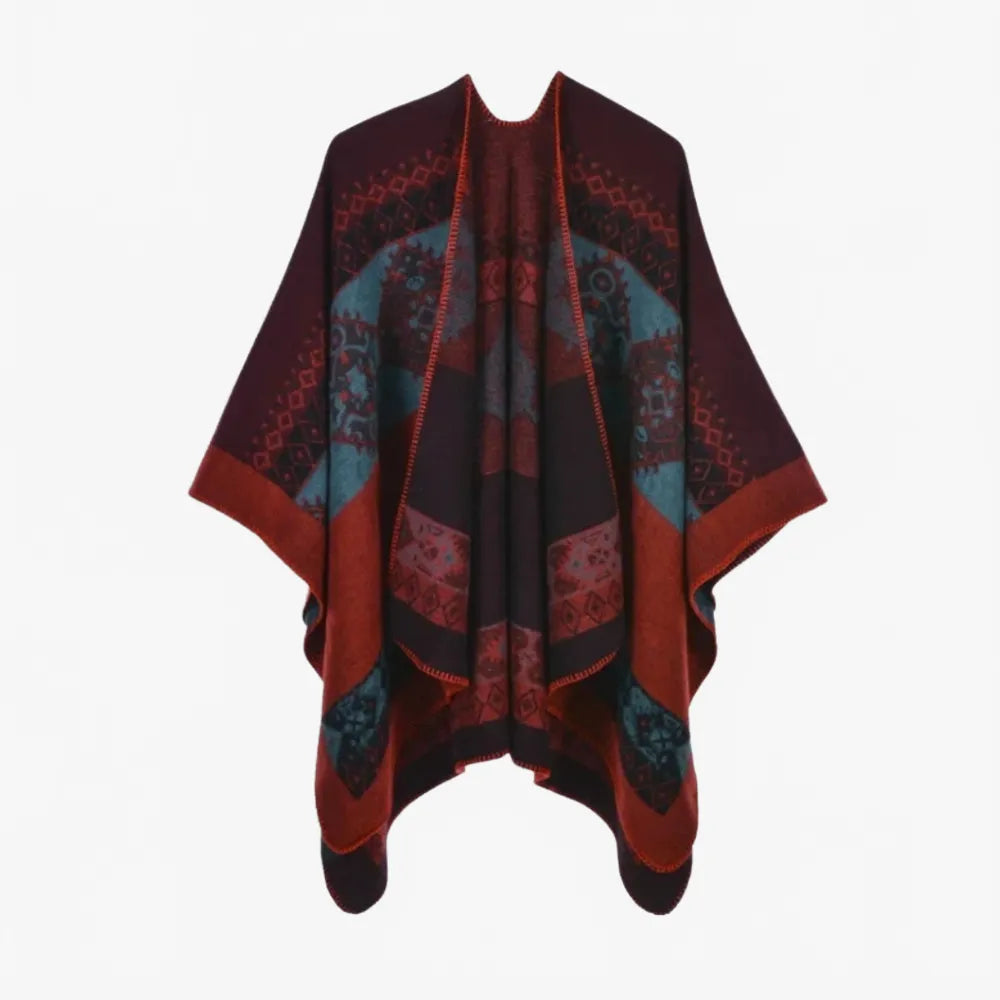 Poncho ethnique tendance pour femme moderne-Poncho Passion