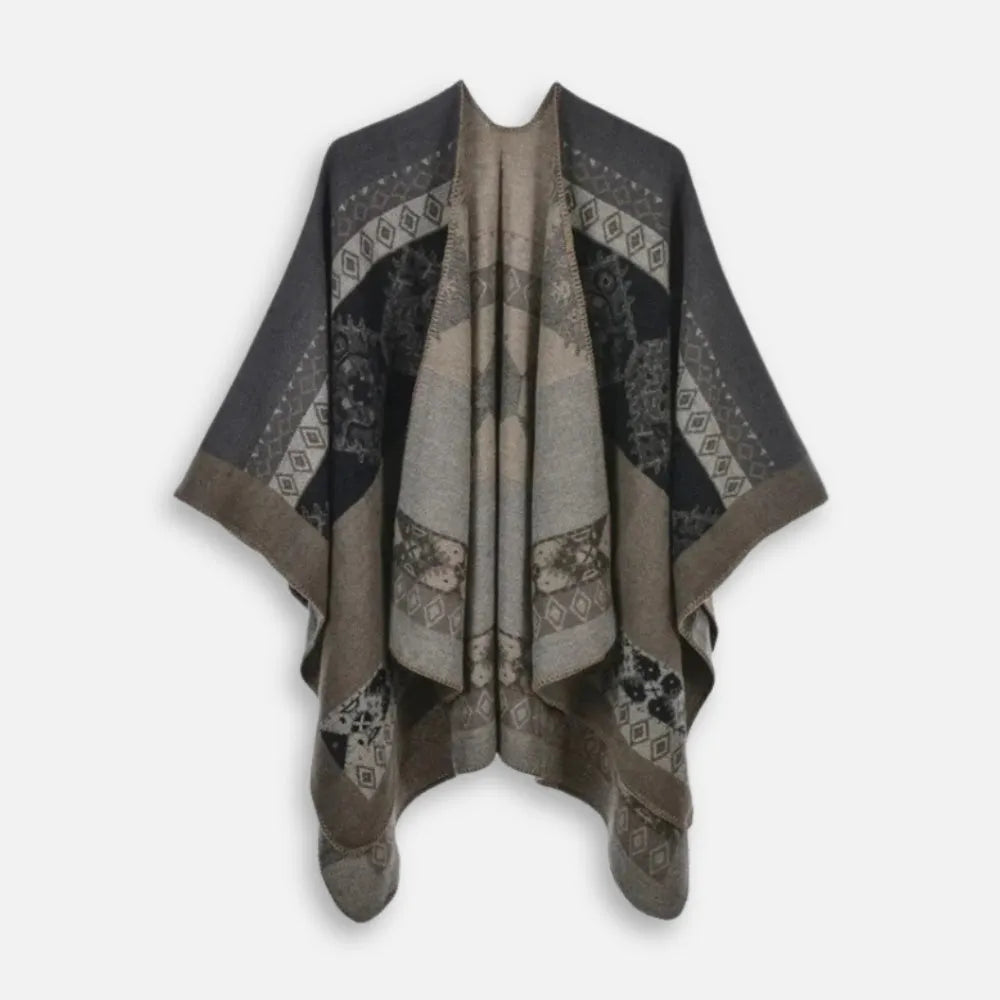 Poncho ethnique tendance pour femme moderne-Poncho Passion