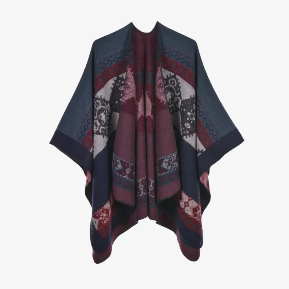 Poncho ethnique tendance pour femme moderne-Poncho Passion