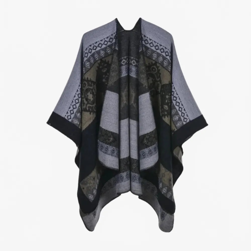 Poncho ethnique tendance pour femme moderne-Poncho Passion